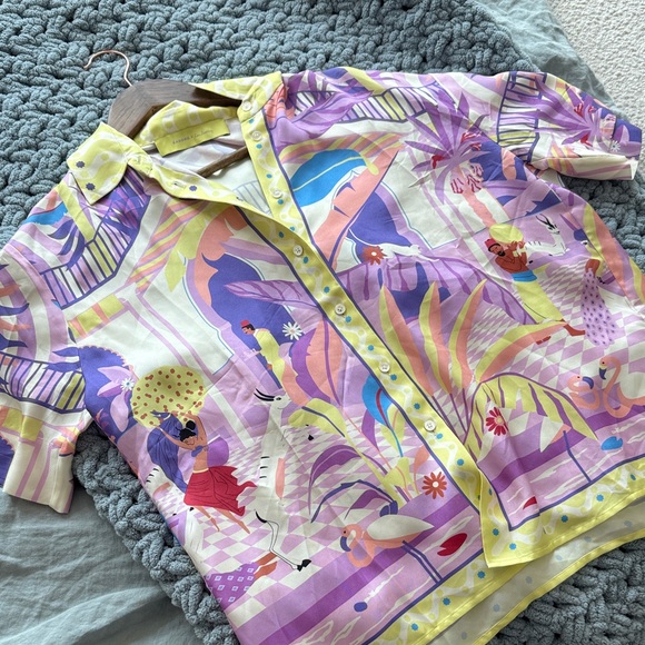 Sandro
Caroline Printed Silk Shirt - Picture 1 of 8